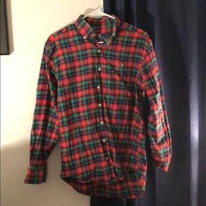 Vineyard Vines Flannel Whale Shirt